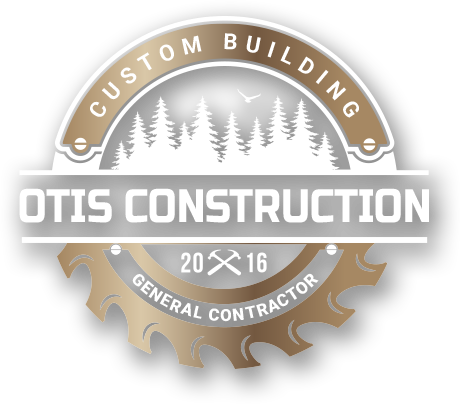 Otis Construction - Logo - White - Shadow